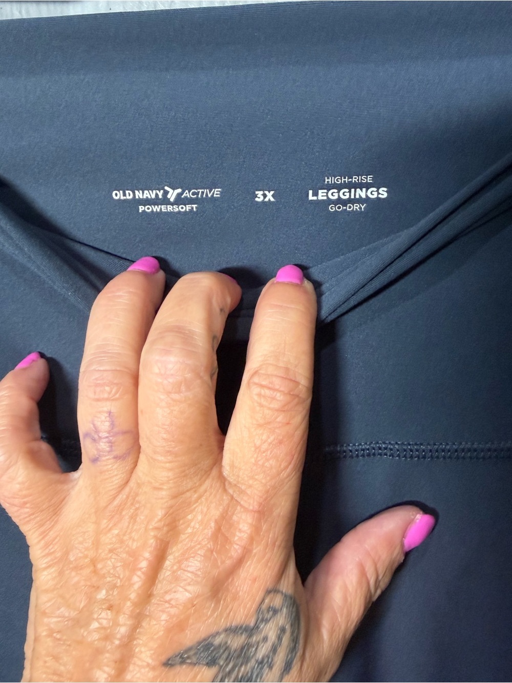 Old Navy Active High-Rise Leggings in Dark Navy